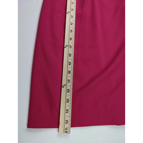 Eliza J Pink Peekaboo Neckline Gold Back Zipper Sheath Cocktail Dress Size 2 - Picture 7 of 8